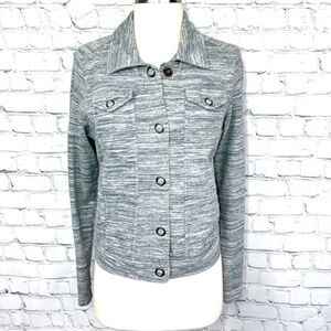 NWOT |•AVENTURA•| Environmentally Conscious Organic Soft Snap Down Front Jacket